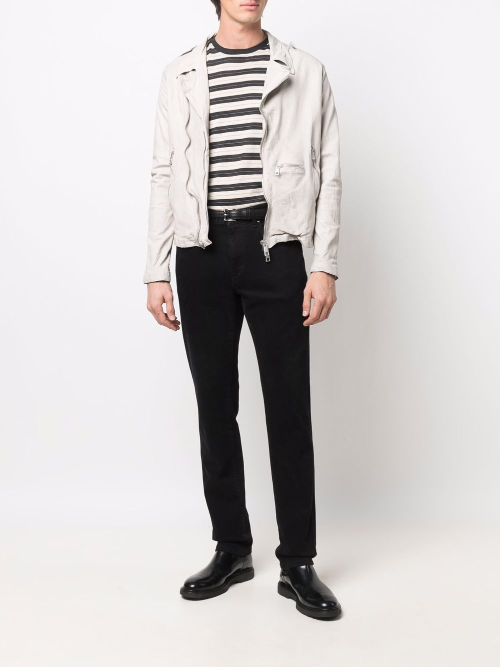 Giorgio Brato Zipped Biker Jacket - Farfetch