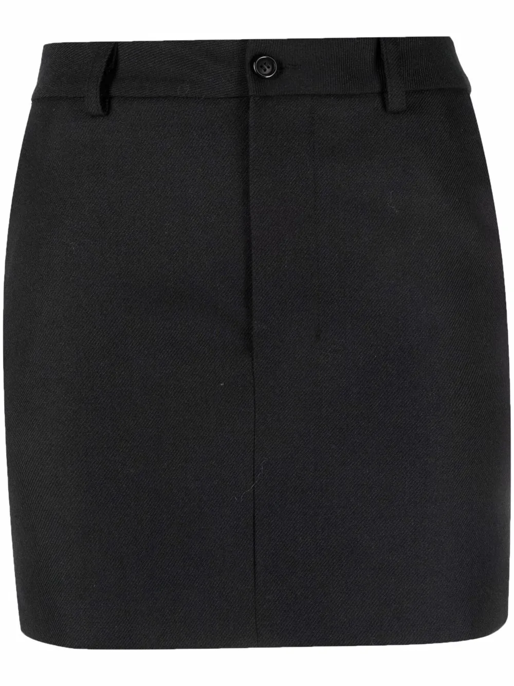 

AMI Paris high-waisted mini skirt - Black