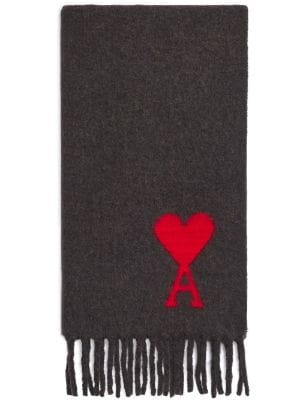 Rosso Farfetch Accessori Sciarpe Sciarpa Ami de Coeur 