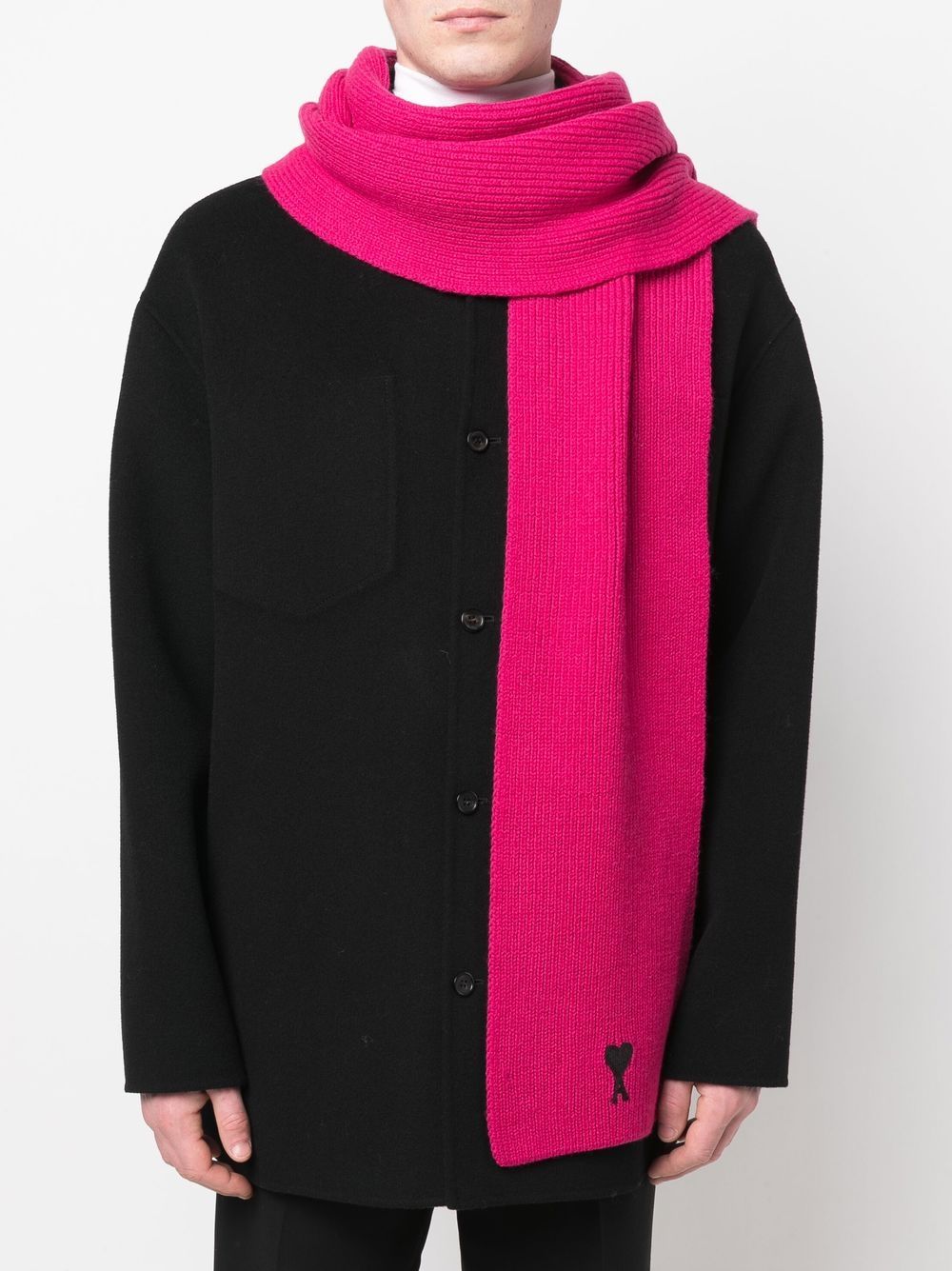 AMI Paris Ami De Coeur Scarf - Farfetch