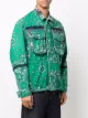 sacai paisley-print shirt jacket