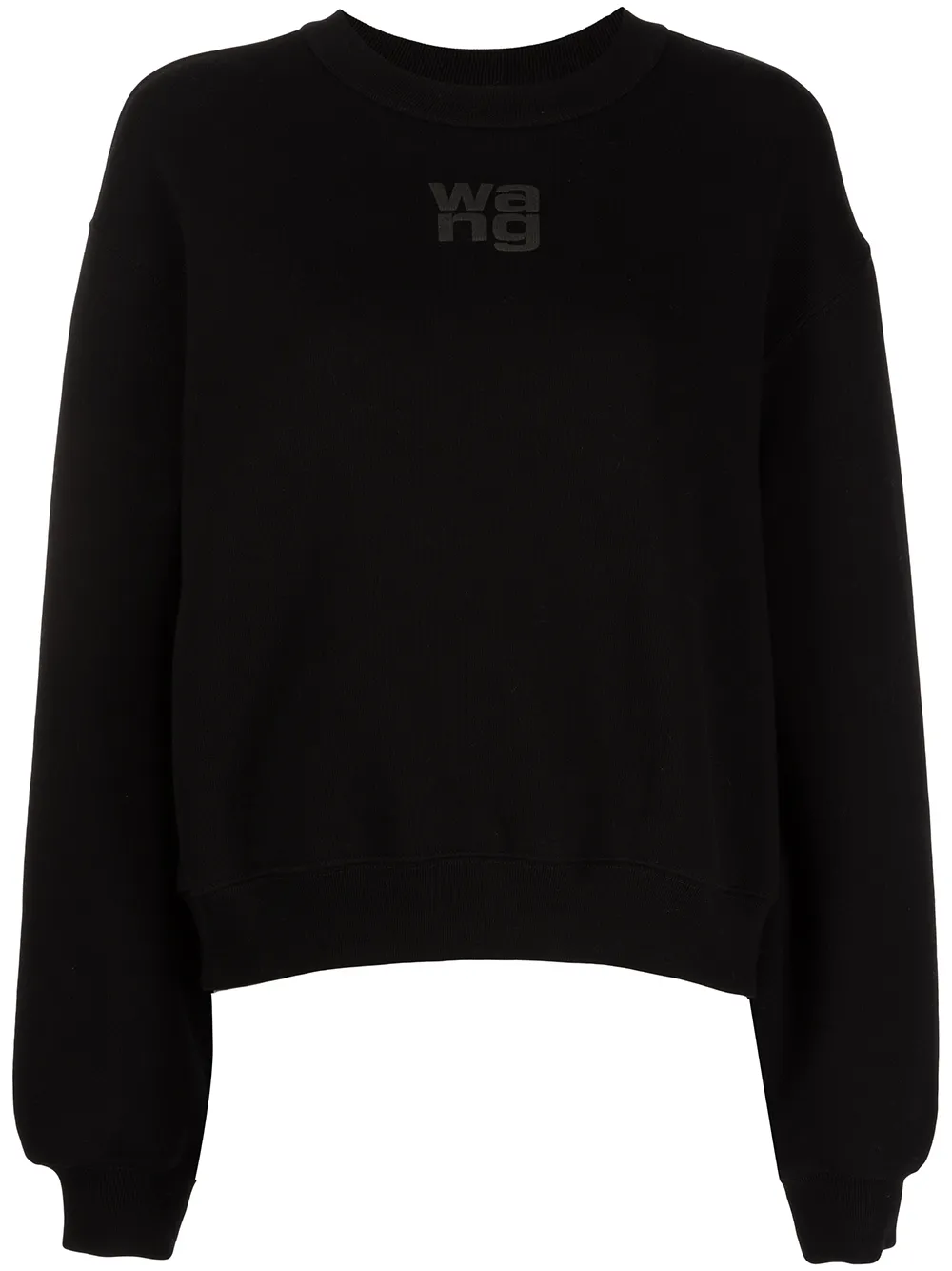 

Alexander Wang sudadera con logo estampado - Negro