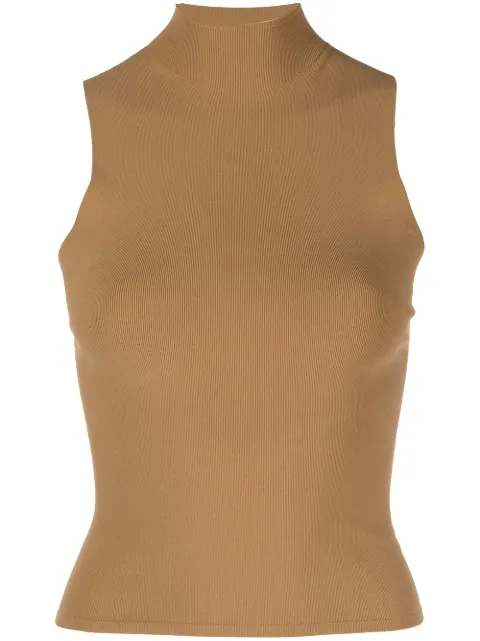 Alexander Wang fine-ribbed mock-neck top