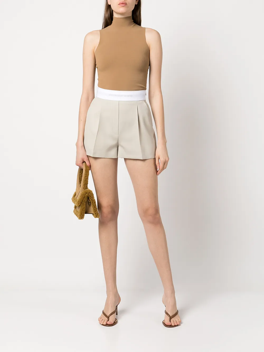 Alexander Wang fine-ribbed mock-neck top | T-Shirts & Jersey Shirts | Image 2