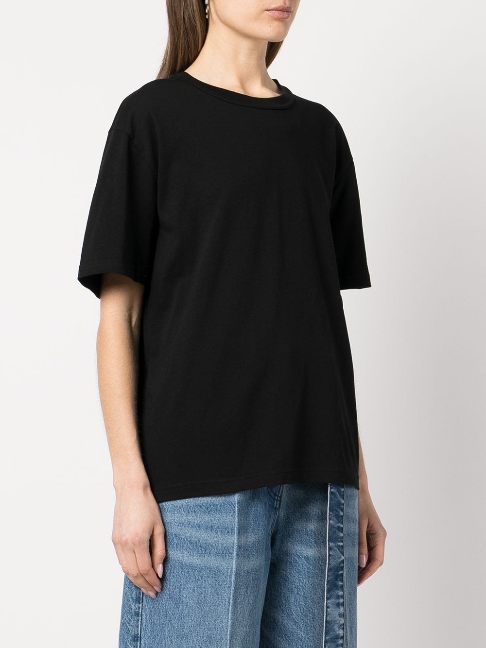 Affordable Alexander Wang rubberised logo cotton T-shirt Women