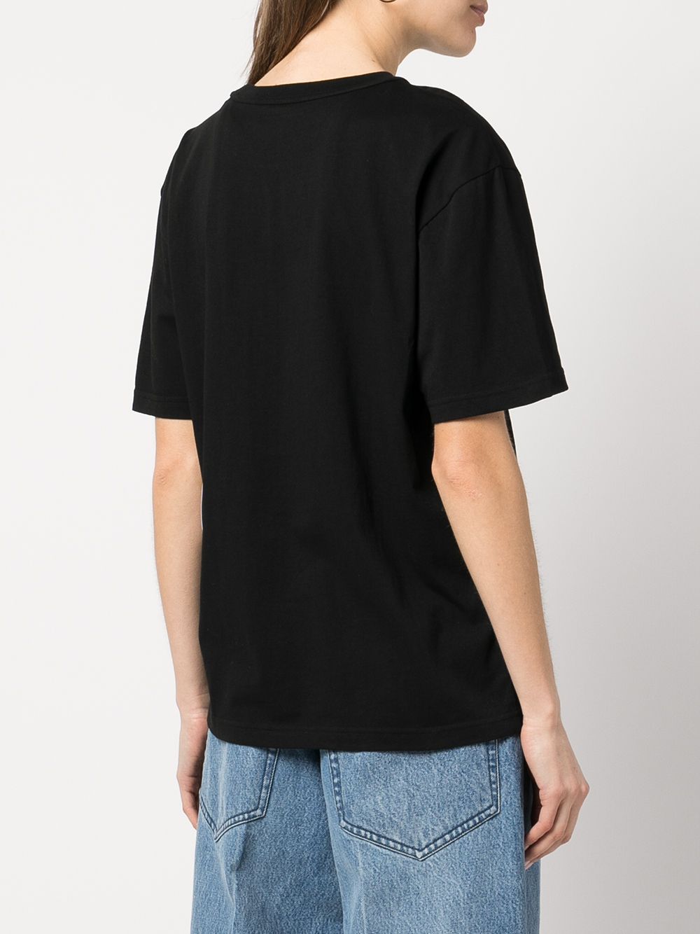 Affordable Alexander Wang rubberised logo cotton T-shirt Women