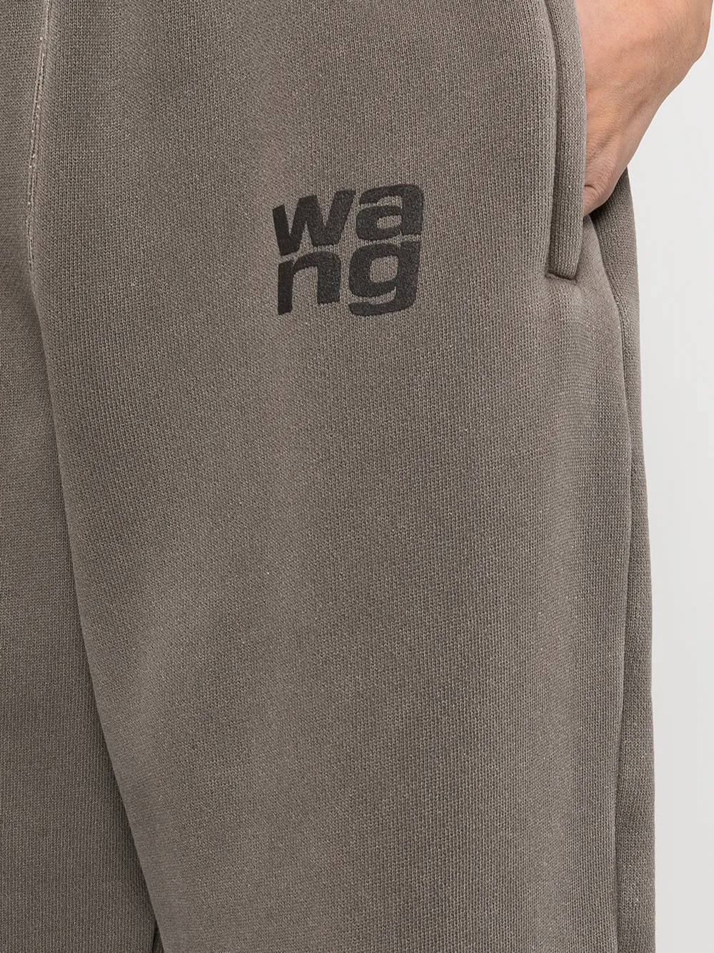 alexander wang logo印花运动裤 图 5