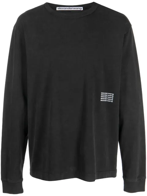Alexander Wang acid-wash T-shirt