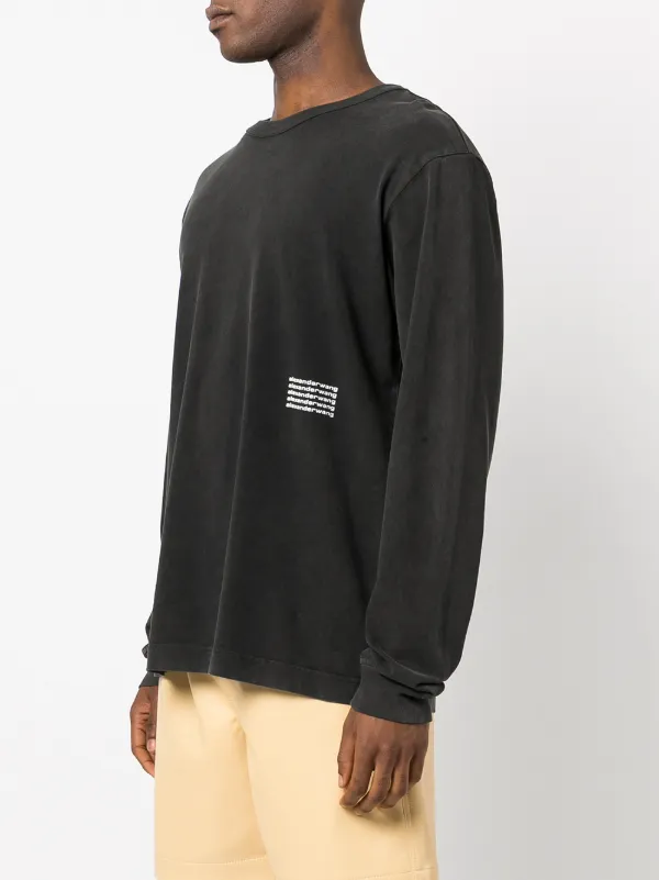 Alexander Wang acid-wash T-shirt | Black | FARFETCH