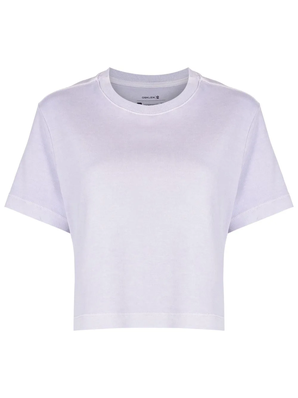 

Osklen playera corta estilo boxy - Morado