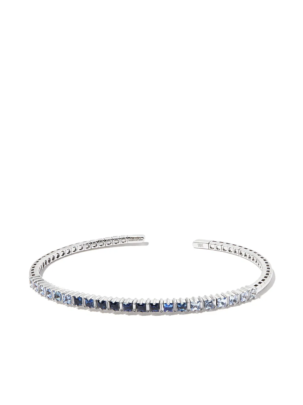 

Suzanne Kalan 18kt white gold sapphire cuff - Silver