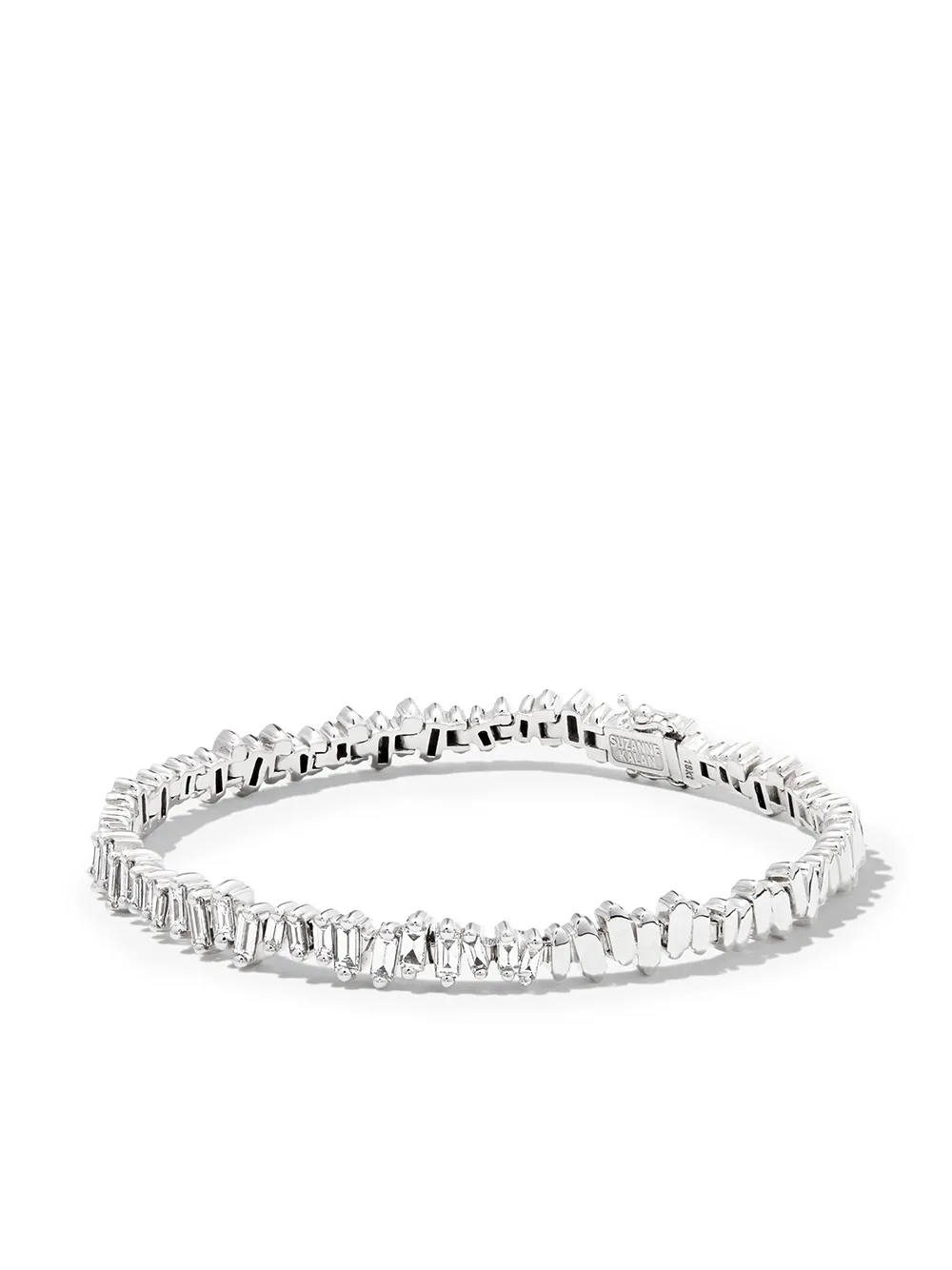 

Suzanne Kalan pulsera Ada en oro blanco de 18kt con diamantes - Plateado