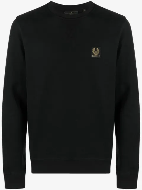 Belstaff logo-patch cotton sweatshirt
