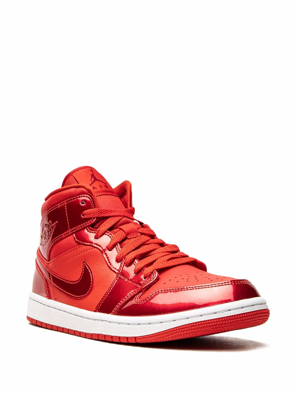 Air jordan 1 mid rojo sale