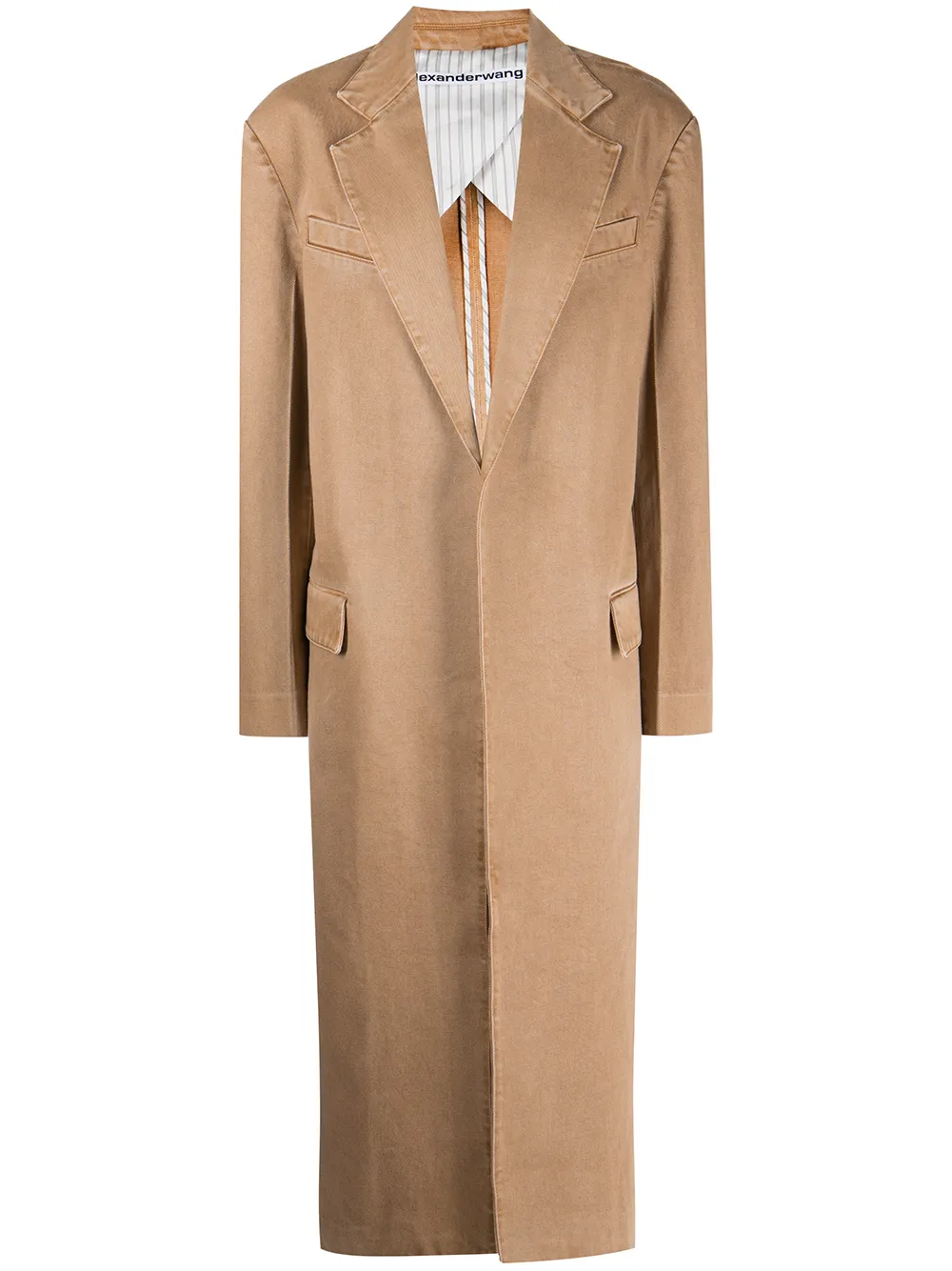 

Alexander Wang single-breasted coat - Brown