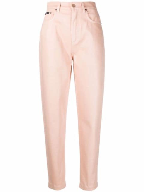 Dolce & Gabbana pantalon fuselé à taille haute