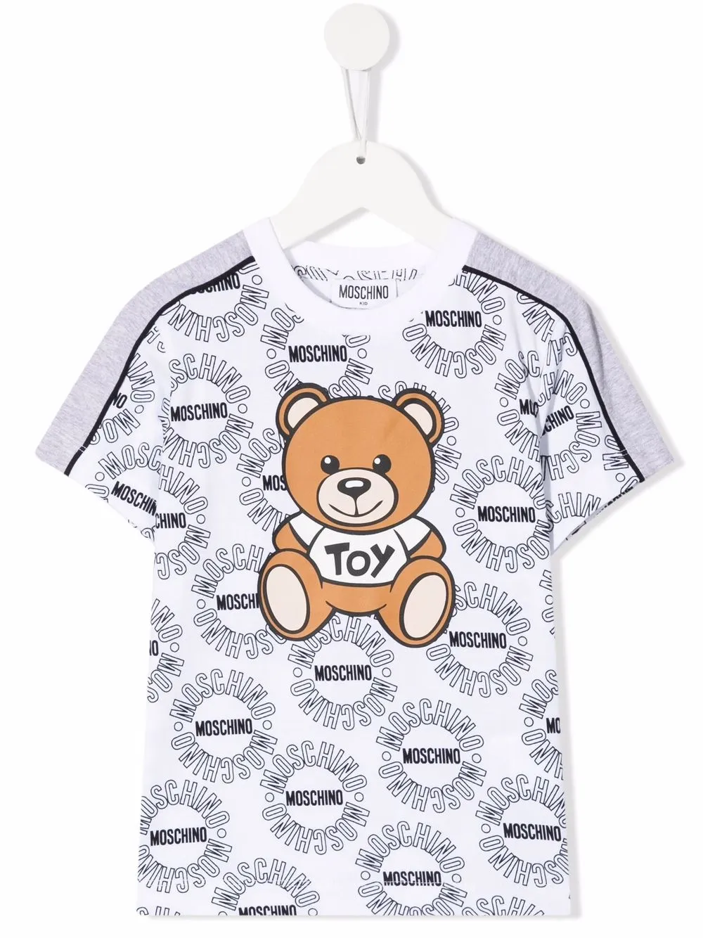 

Moschino Kids playera con motivo Teddy Bear - Blanco