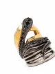 Dsquared2 snake-wrap chunky ring