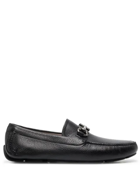 Ferragamo Gancini pebbled-effect loafers