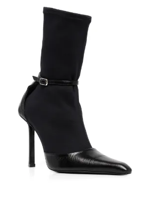 Alexander Wang◇Delphine レザー アンクルブーツ*送料関税込 ALEXANDER WANG(アレキサンダーワン) サイドジップレザーブーツ