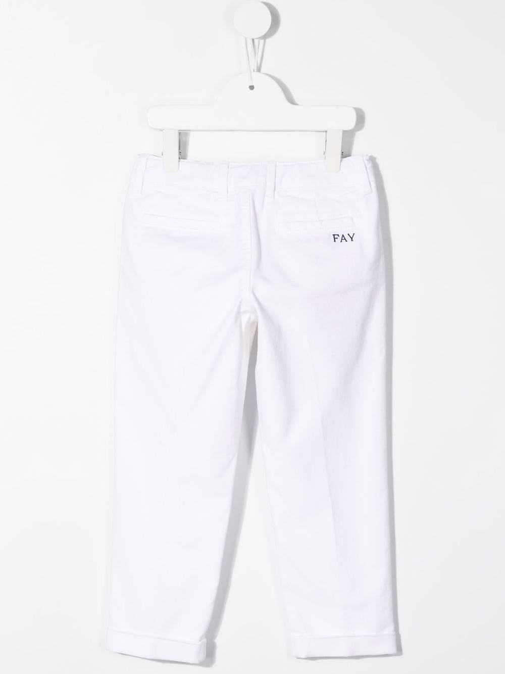 Fay Kids Straight broek - Wit