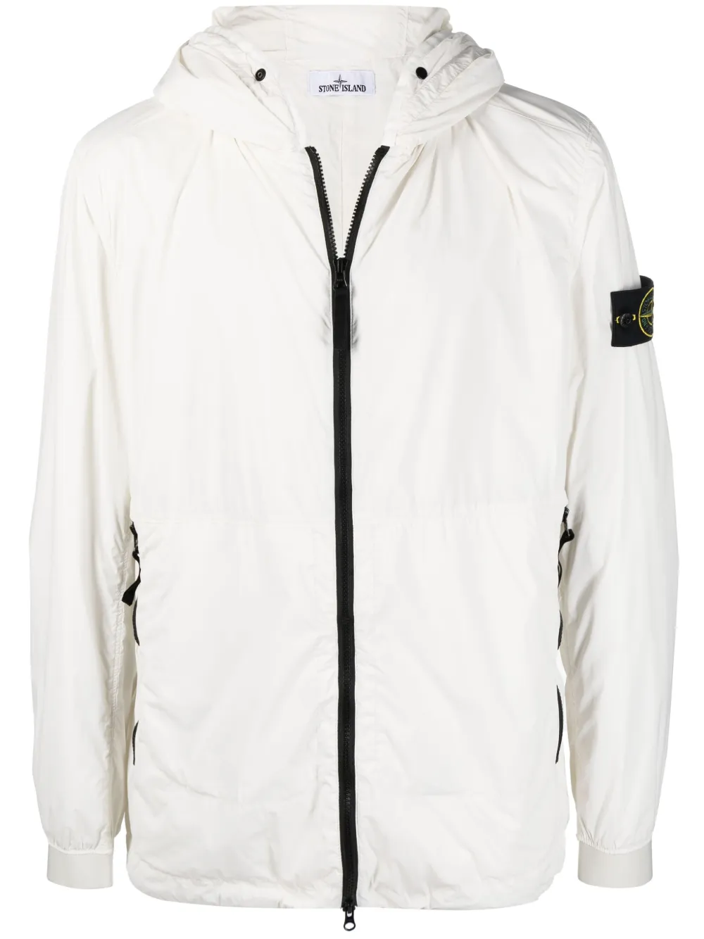 Compass logo-patch Padded Jacket - Farfetch