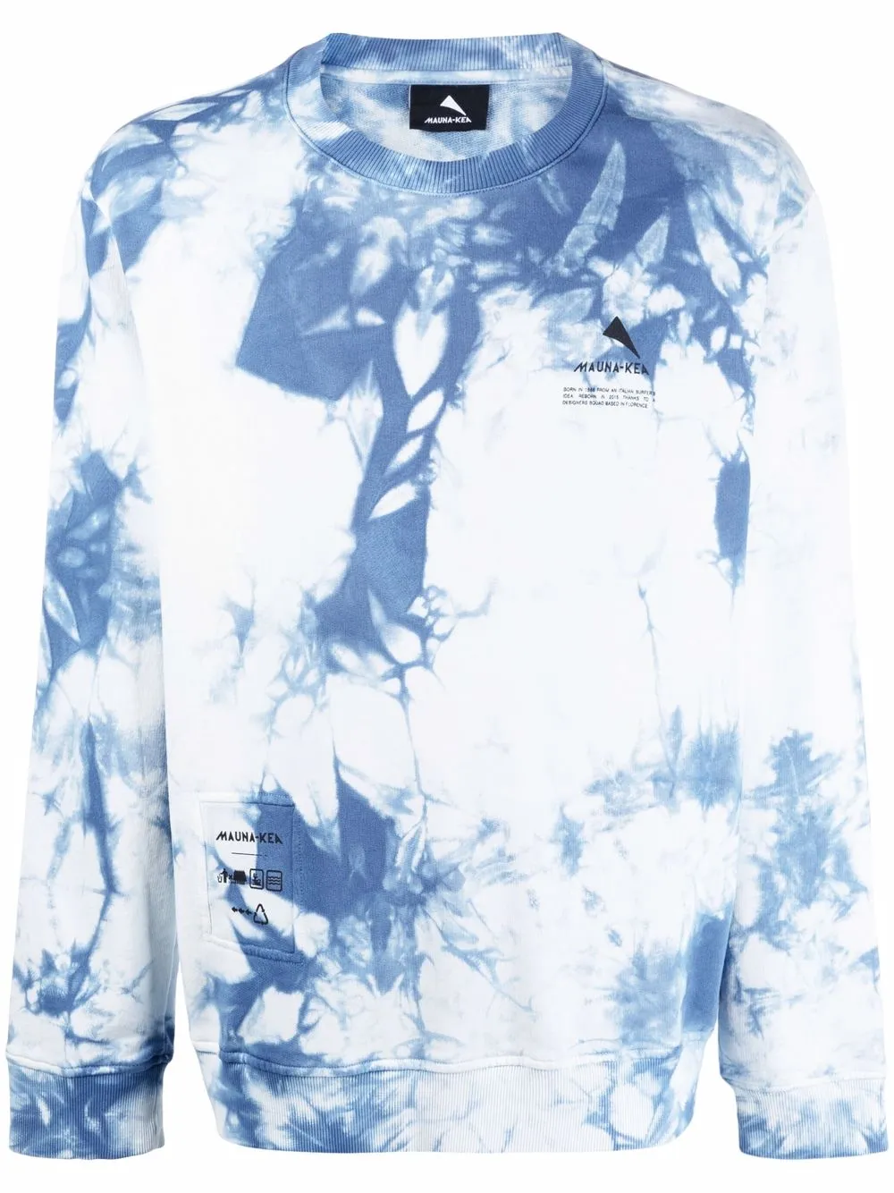 

Mauna Kea sudadera con motivo tie-dye - Azul