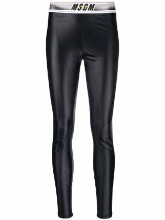 Balmain Monogram Knitted Leggings - Farfetch