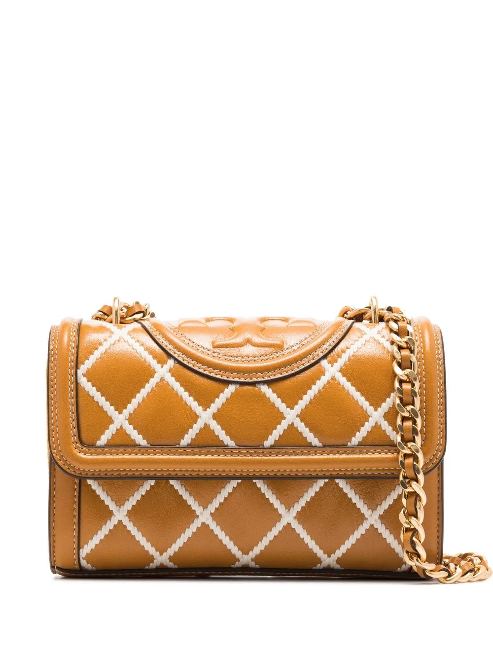 

Tory Burch bolsa de hombro Fleming - Marrón