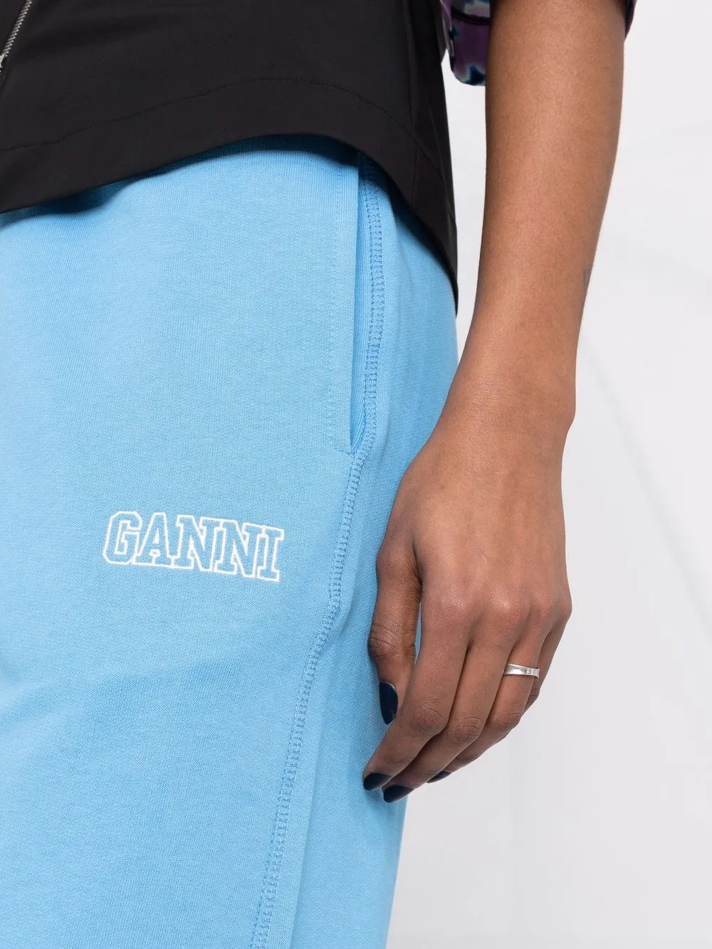 фото Ganni спортивные брюки с логотипом