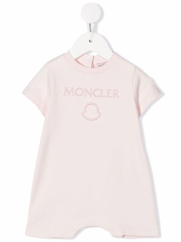 Moncler Enfant モンクレール・アンファン ロゴ ロンパース - FARFETCH