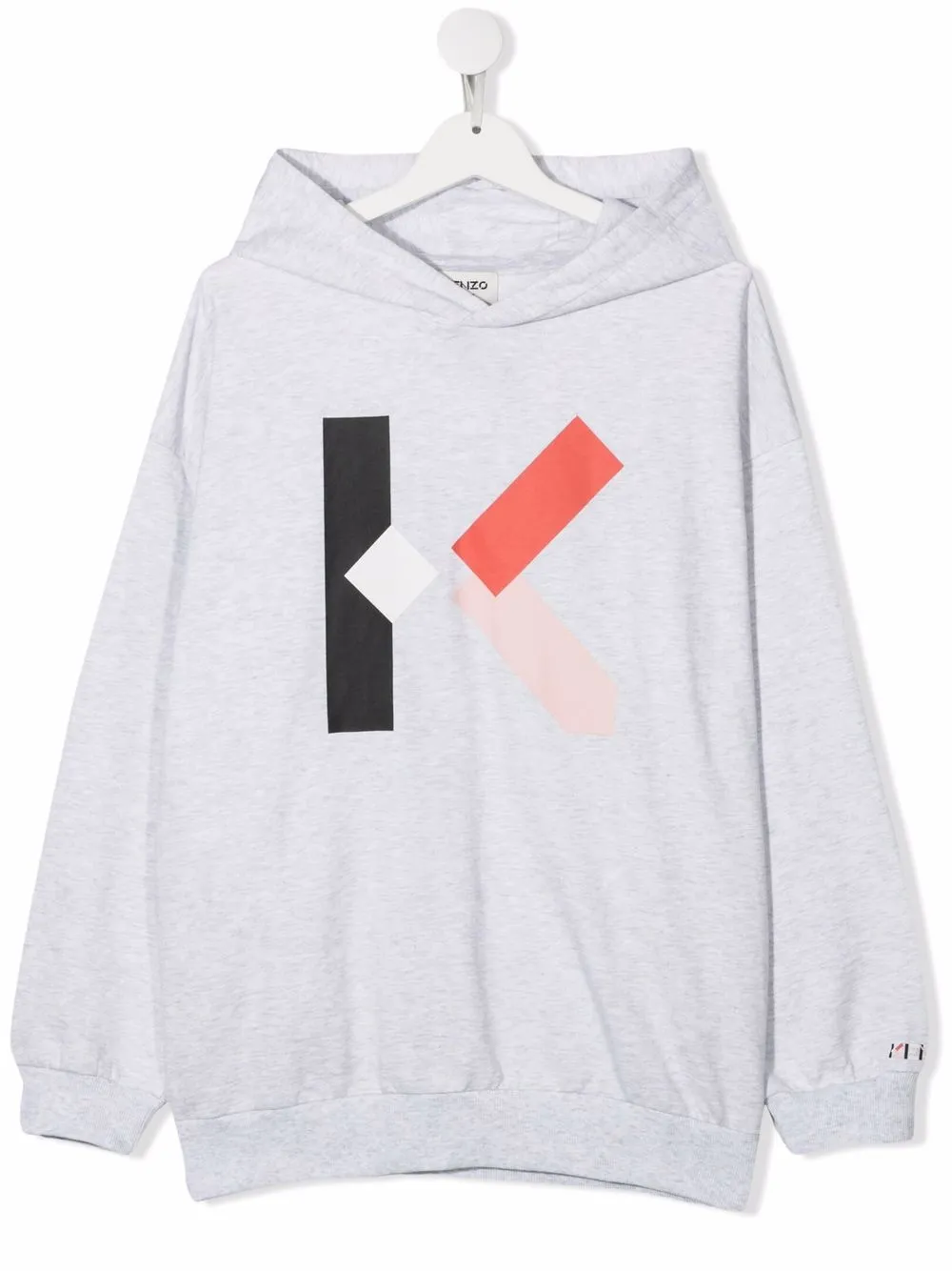 

Kenzo Kids hoodie con monograma - Gris