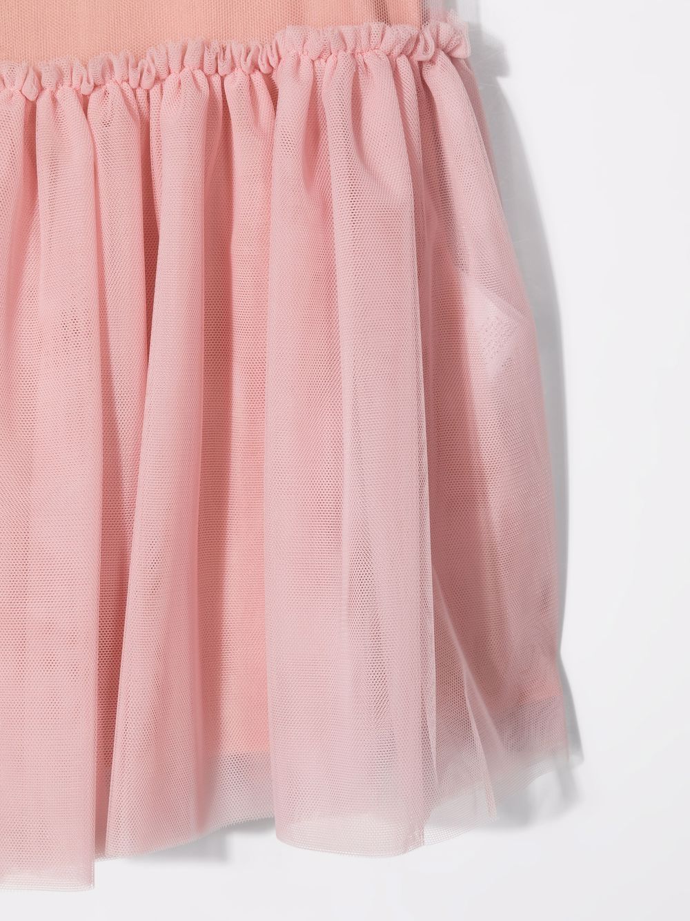 фото Douuod kids tulle-layered smock dress