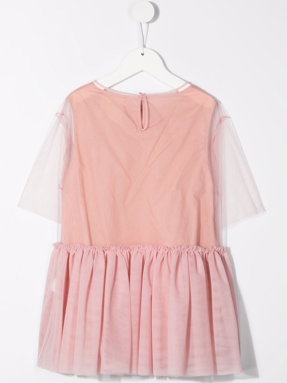 фото Douuod kids tulle-layered smock dress