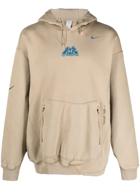 Nike X Off-White Swoosh logo细节连帽衫