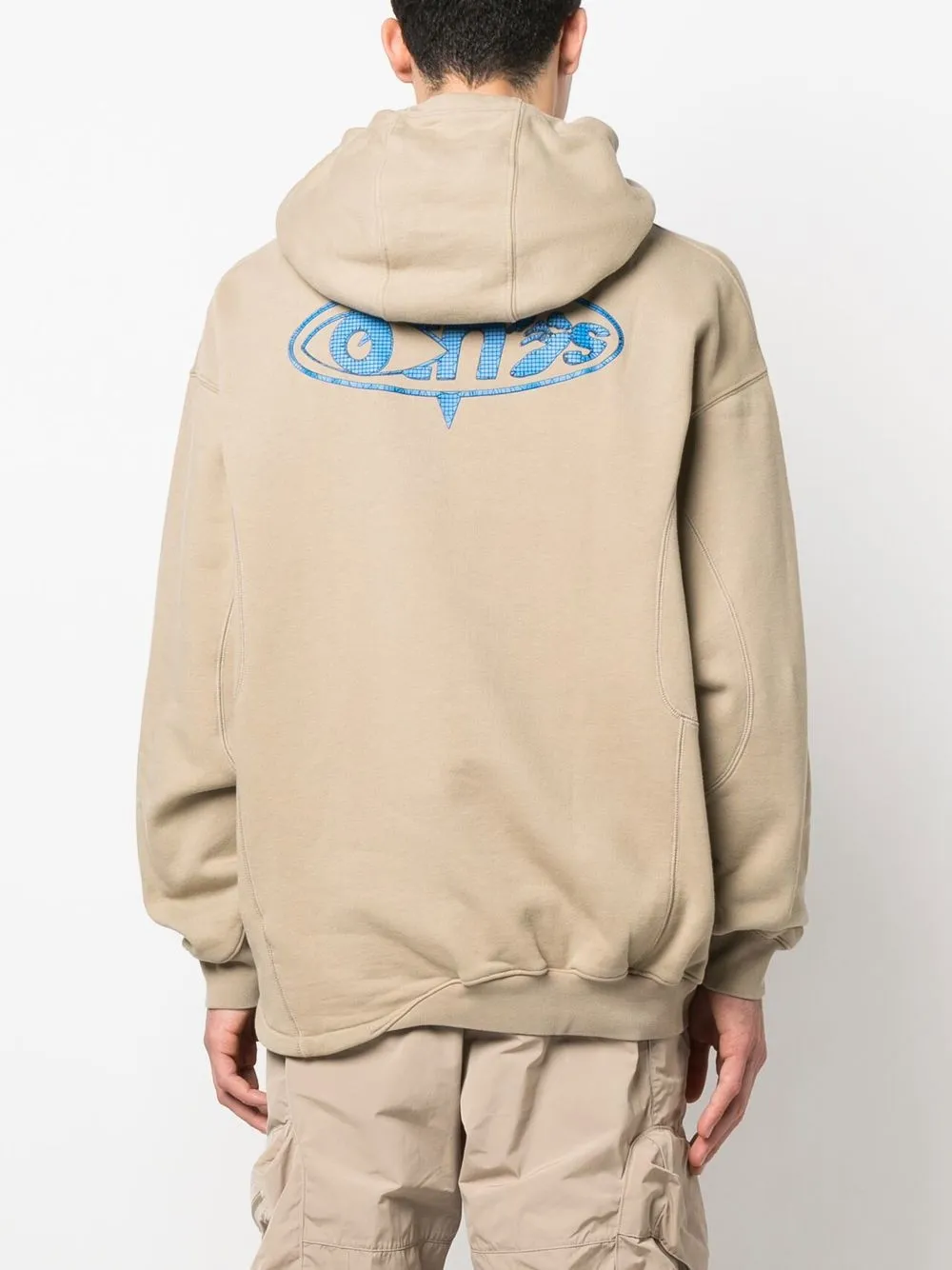 Nike Swoosh-logo Detail Hoodie In Neutrals