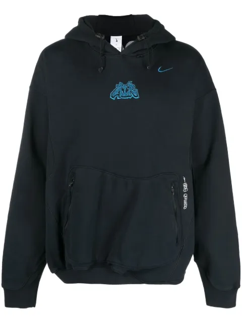 Nike X Off-White Swoosh logo细节连帽衫