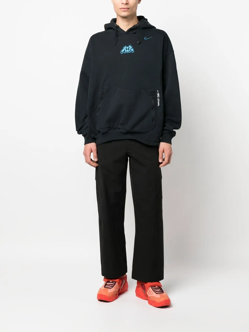 Nike X Off-White swoosh-logo detail hoodie | Hoodies | Image 2