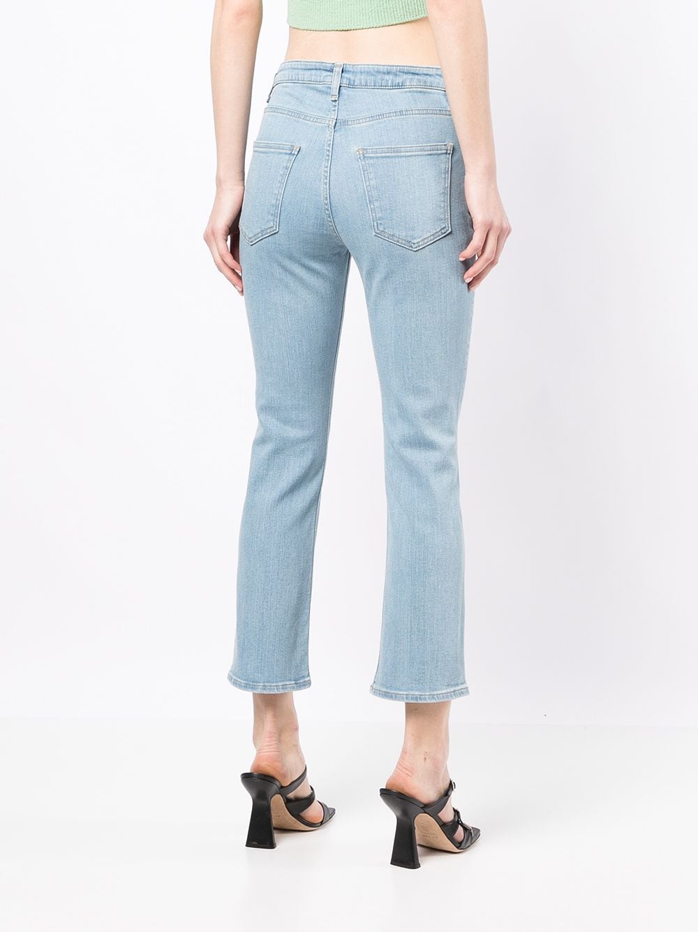 Tu Es Mon Tresor The Rose Quartz mid-rise Cropped Skinny Jeans - Farfetch