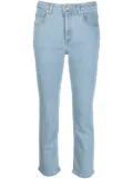 Tu es mon Tresor The Rose Quartz mid-rise cropped skinny jeans - Blue