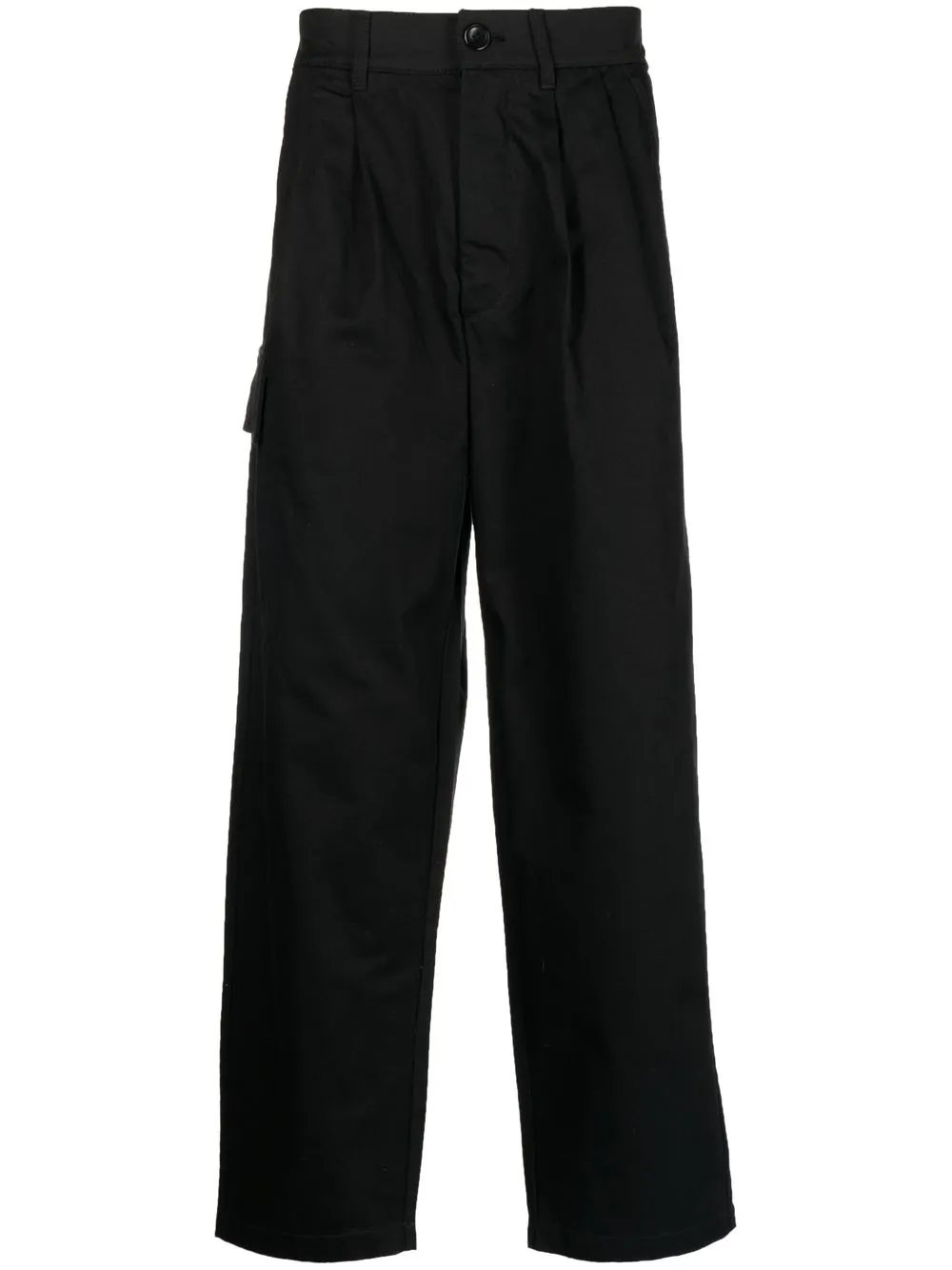 

izzue pantalones cargo rectos - Negro