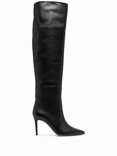 Scarosso x Brian Atwood Carra leather boots