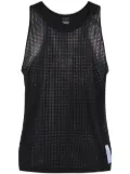 Satisfy Space-O perforated tank top - Black