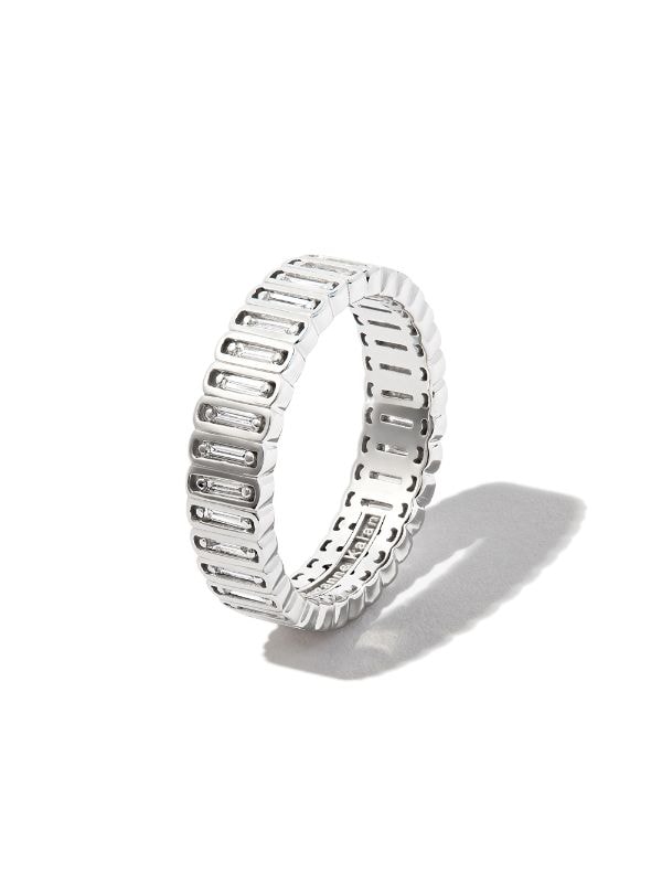 Diamond eternity hot sale ring baguette