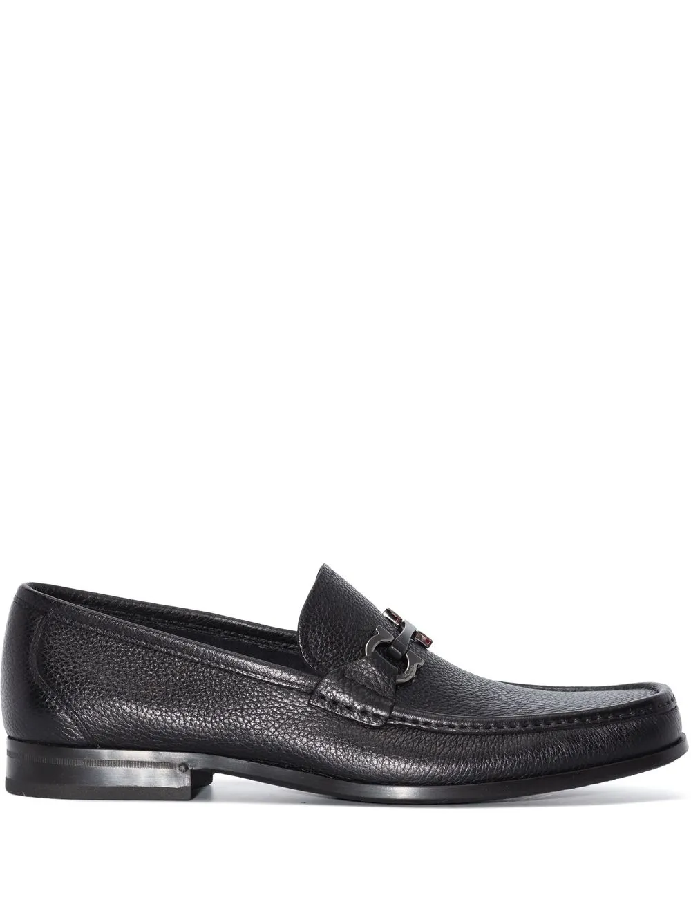 

Ferragamo Grandioso Gancini-motif loafers - Black