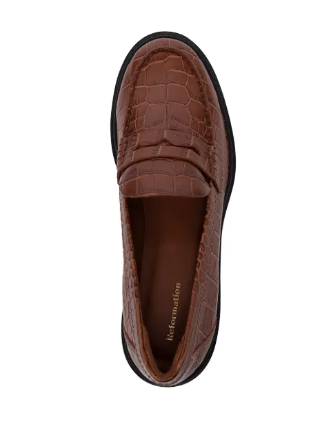 Reformation Agathea Chunky Loafers - Farfetch