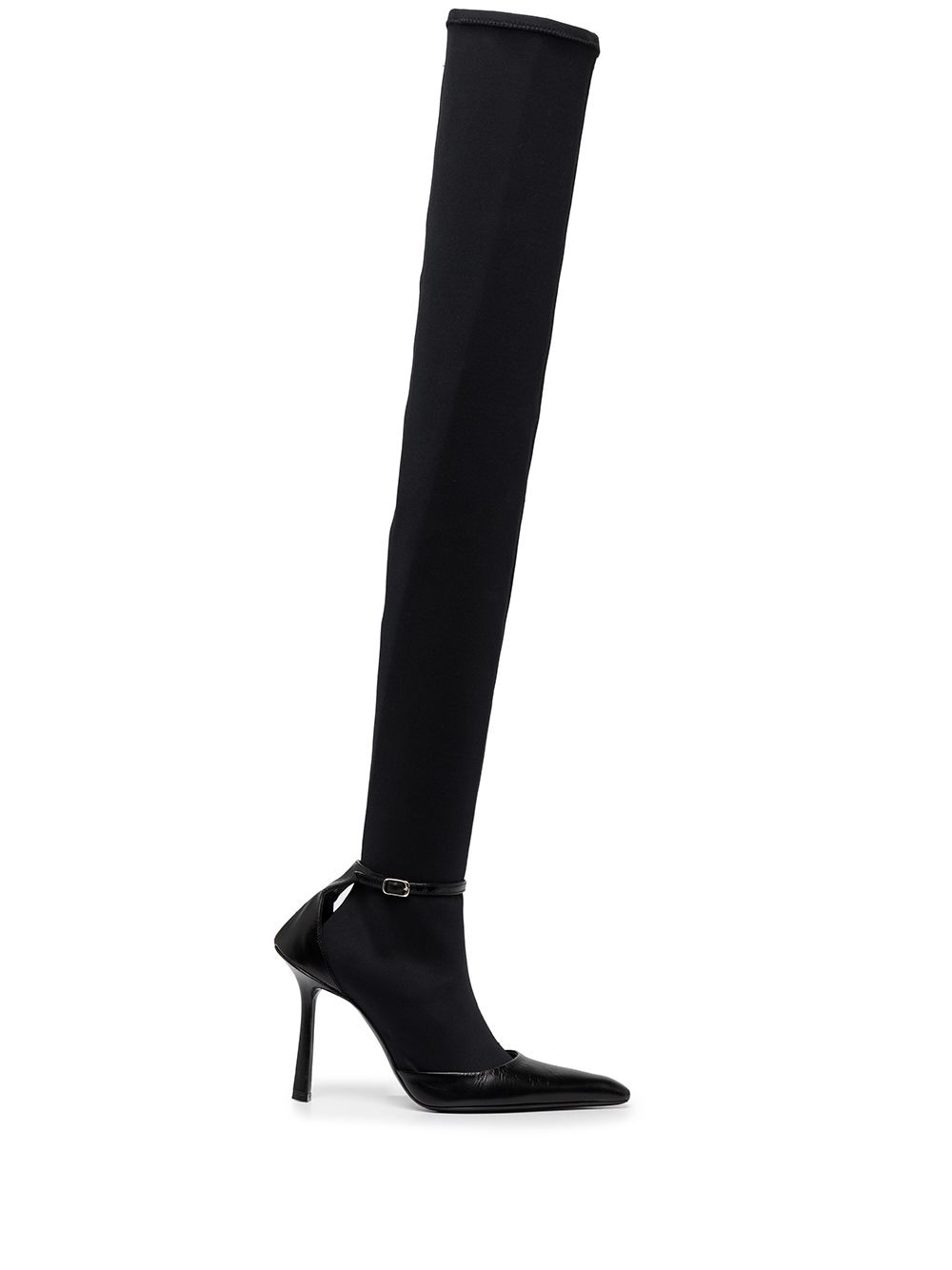 Alexander Wang sock-style thigh-high Boots - Farfetch