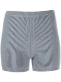 Alexander Wang ribbed-knit wool shorts - Grey