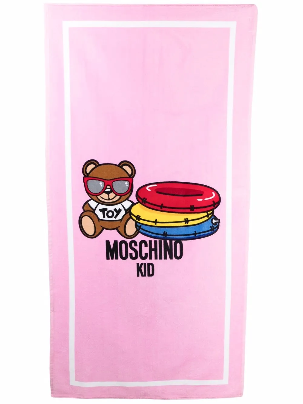 фото Moschino kids teddy bear beach towel