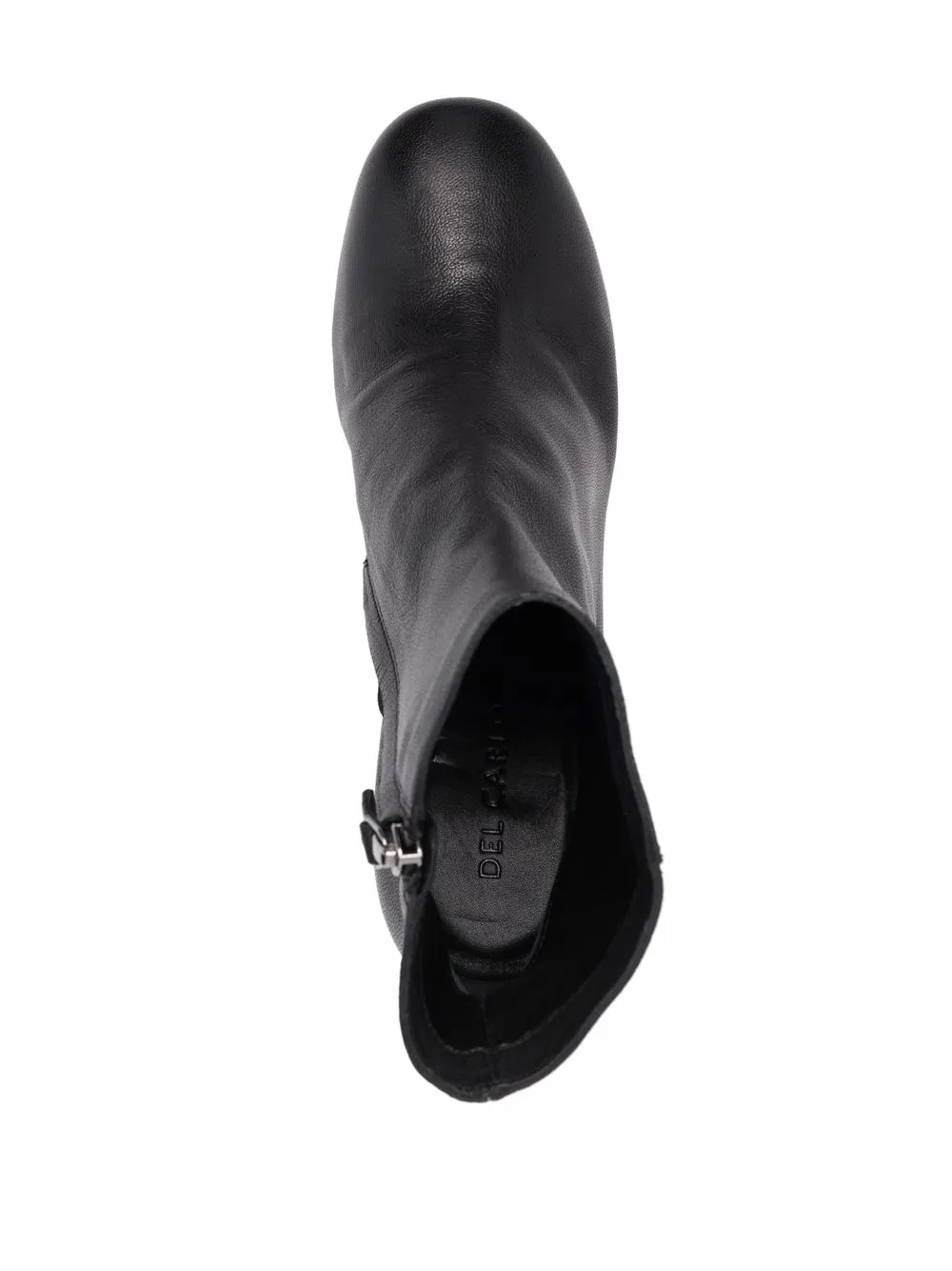 Del Carlo round-toe 70mm ankle boots Black